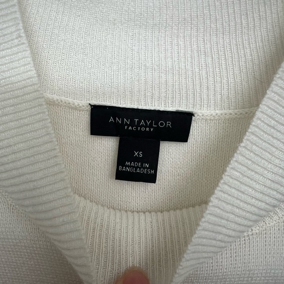 Ann Taylor Ivory Knit Top - Picture 3 of 3